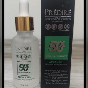 Predire argan oil 50x premium serum moisture and anti-aging 1oz New